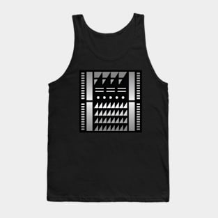 “Dimensional Angles (1)” - V.1 Grey - (Geometric Art) (Dimensions) - Doc Labs Tank Top